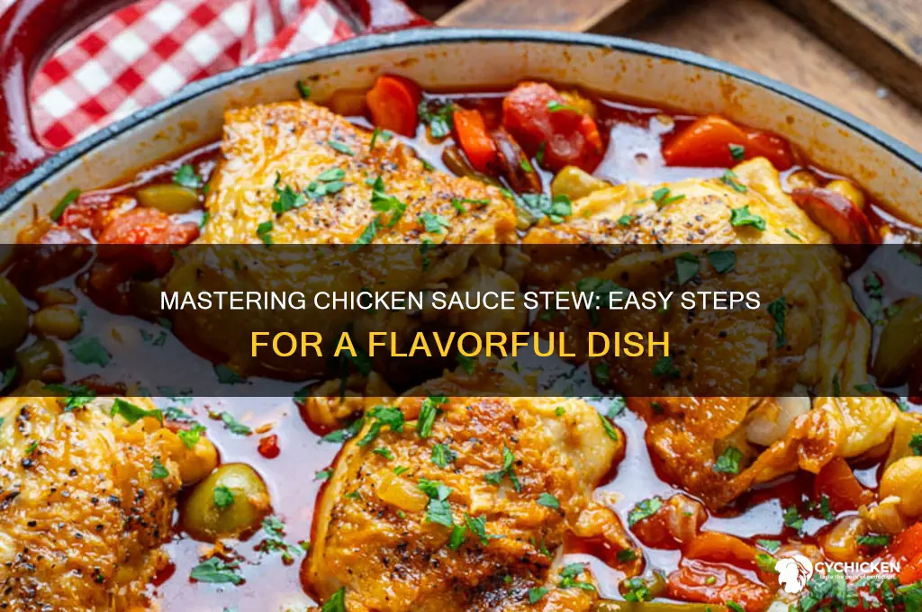 how to cook chicken sauce stew