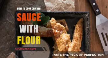 Easy Chicken Sauce Recipe: Perfectly Thickened with Flour in Minutes