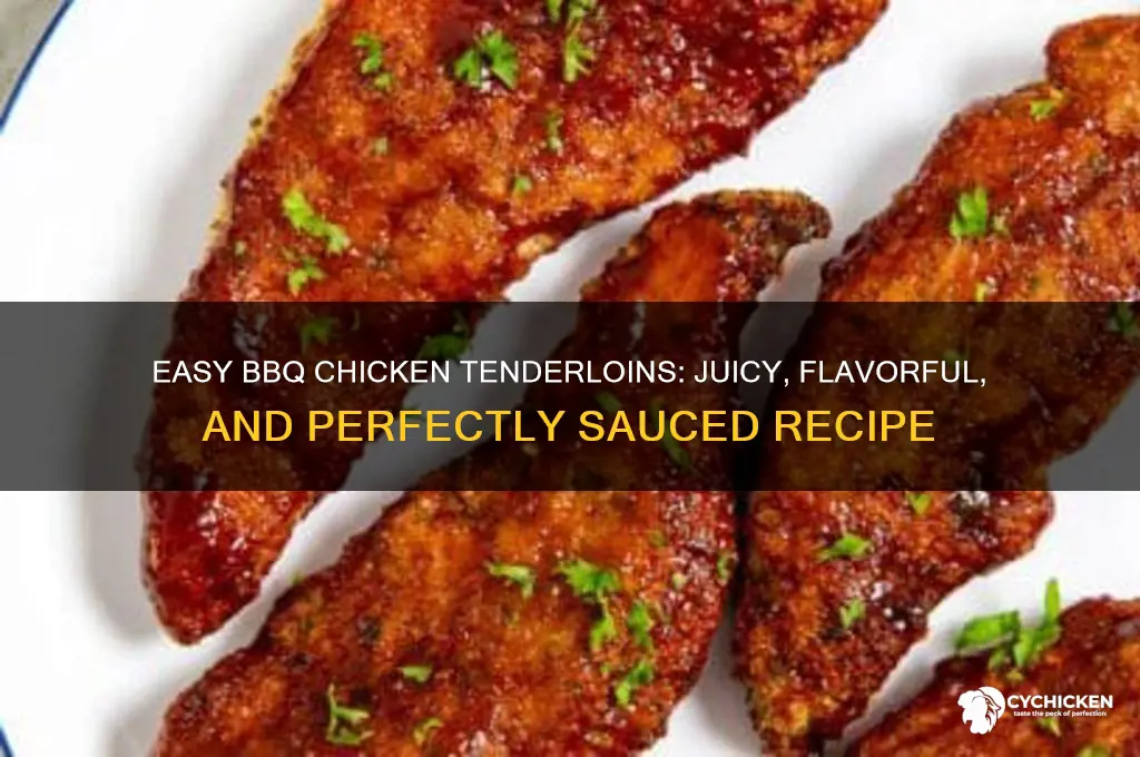 how to cook chicken tenderloins with barbecue sauce
