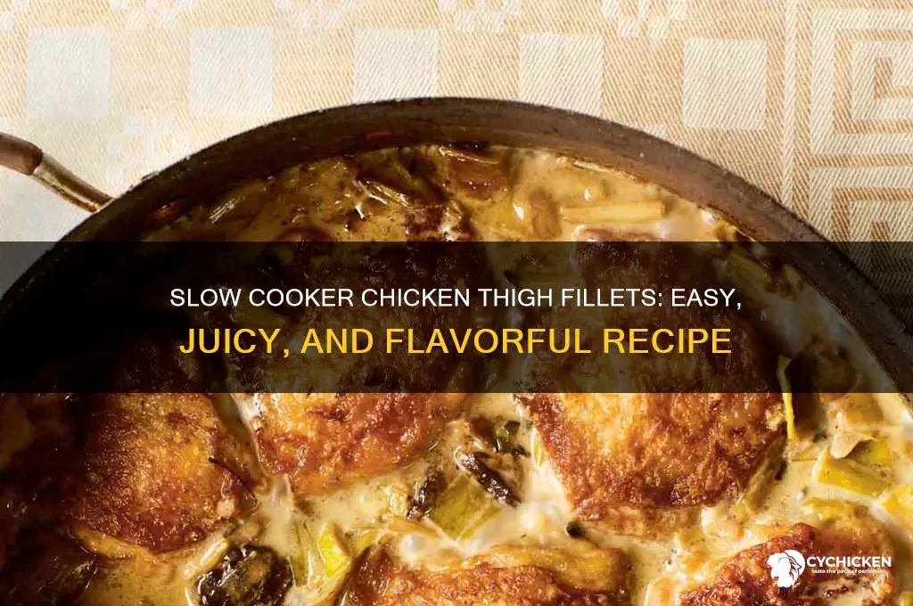 how to cook chicken thigh fillets in slow cooker