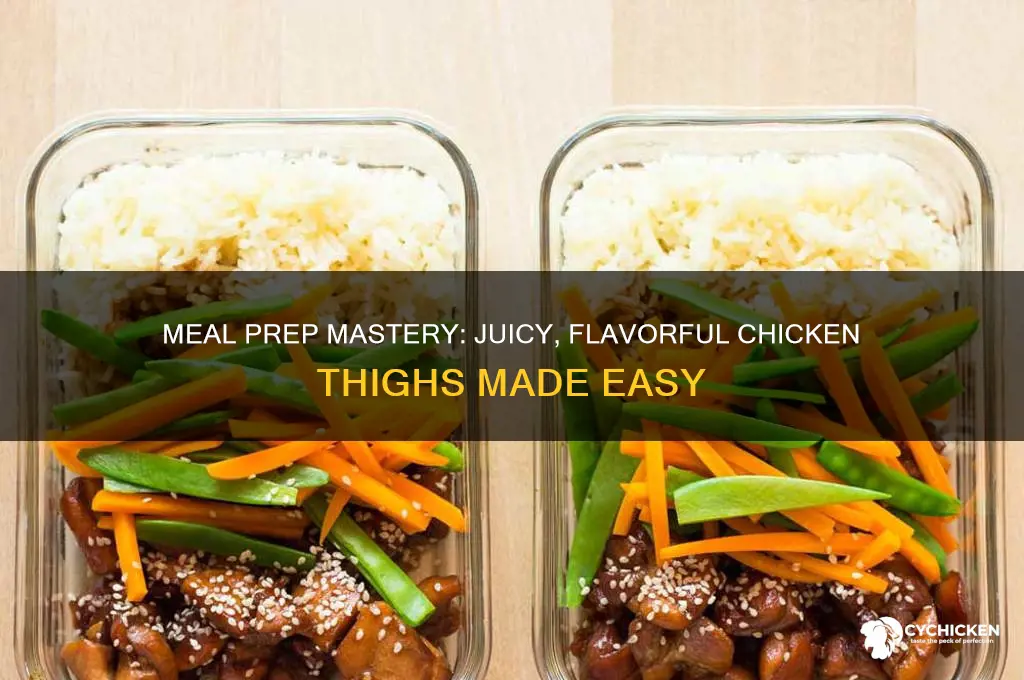 how to cook chicken thigh for meal prep