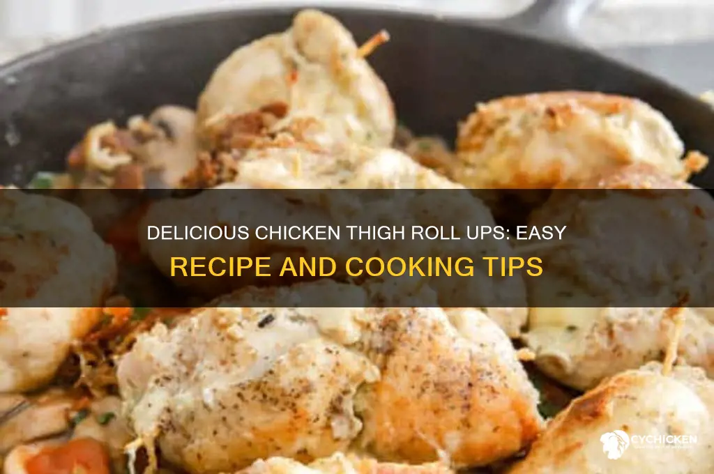 how to cook chicken thigh roll ups
