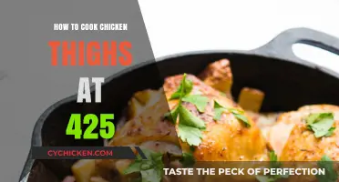 Perfectly Crispy Chicken Thighs: Baking at 425°F Made Easy