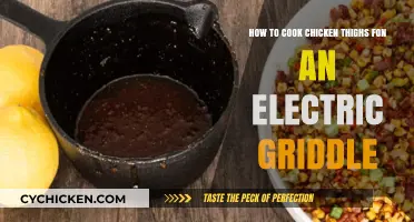 Perfectly Cooked Chicken Thighs: Electric Griddle Tips and Tricks