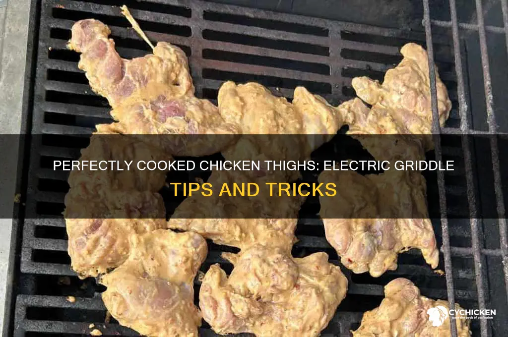how to cook chicken thighs fon an electric griddle