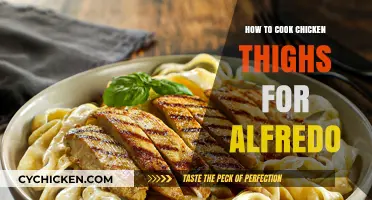 Perfectly Cooked Chicken Thighs for Creamy Alfredo Pasta Recipe
