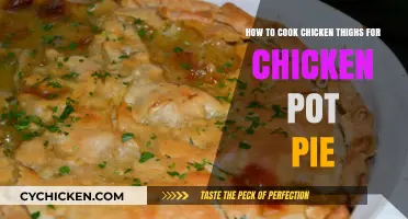 Perfectly Cooked Chicken Thighs for Delicious Chicken Pot Pie