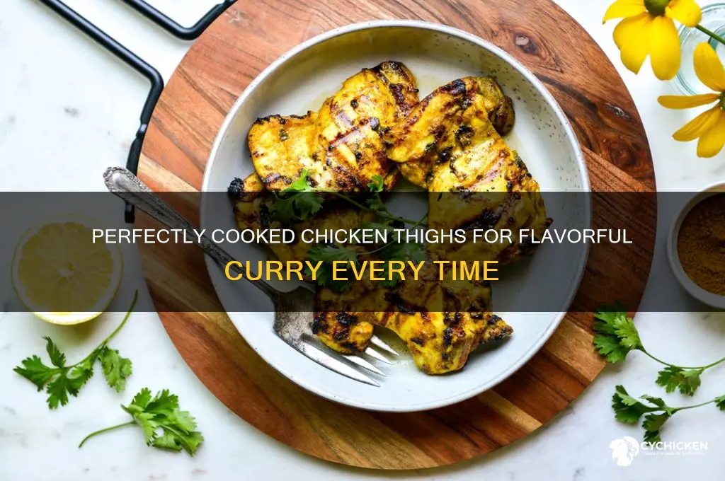 how to cook chicken thighs for curry