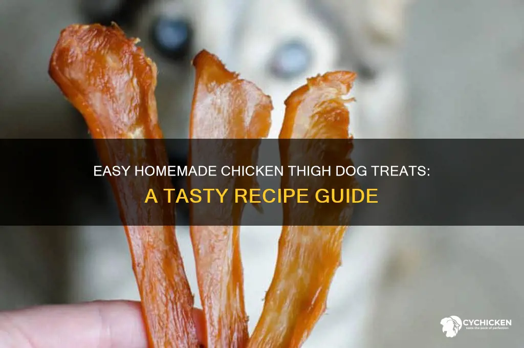 how to cook chicken thighs for dog treats