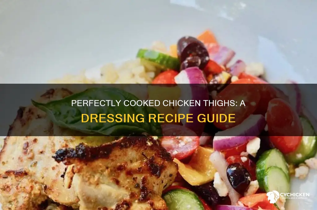 how to cook chicken thighs for dressing