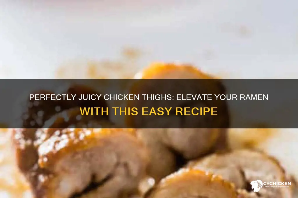 how to cook chicken thighs for ramen