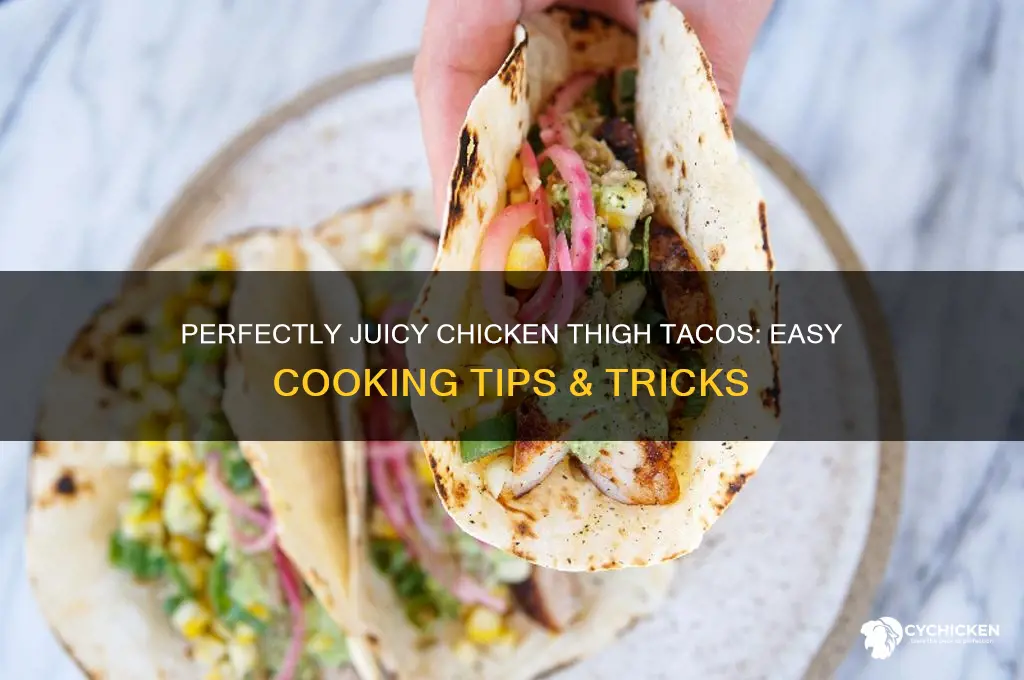 how to cook chicken thighs for tacos