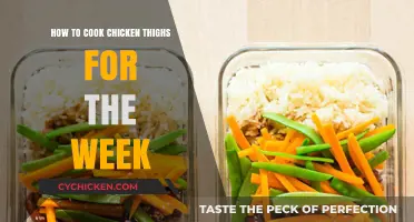 Mastering Meal Prep: Easy, Juicy Chicken Thighs for the Week