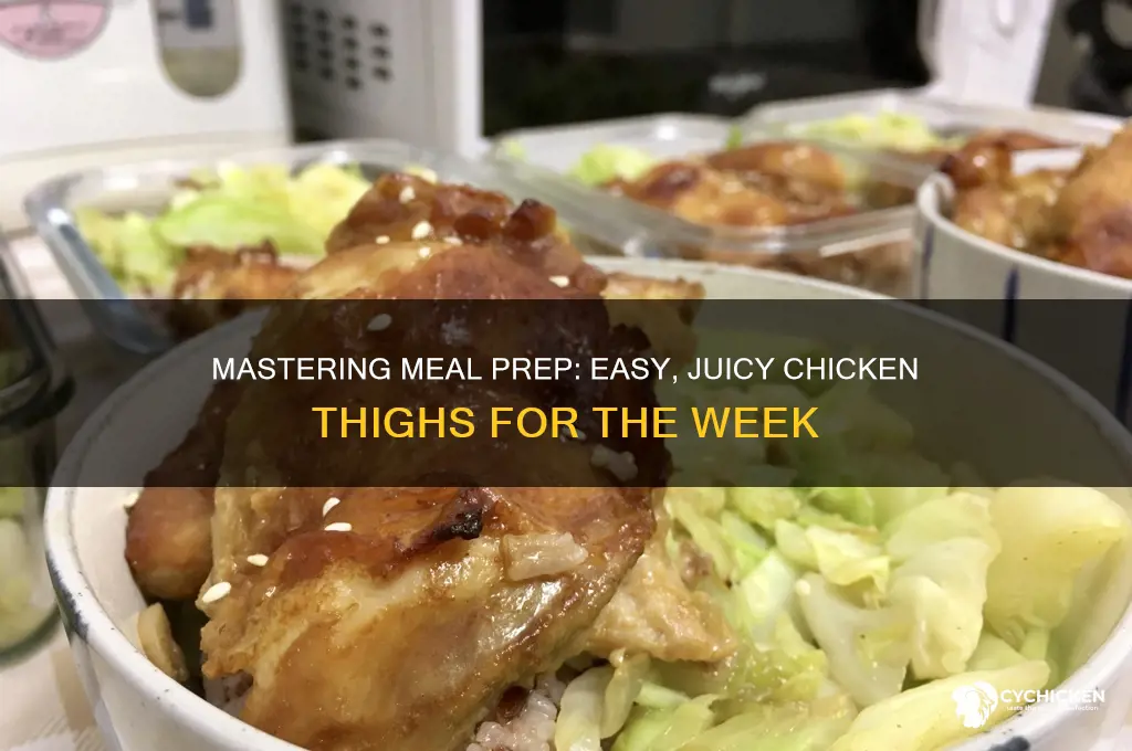 how to cook chicken thighs for the week