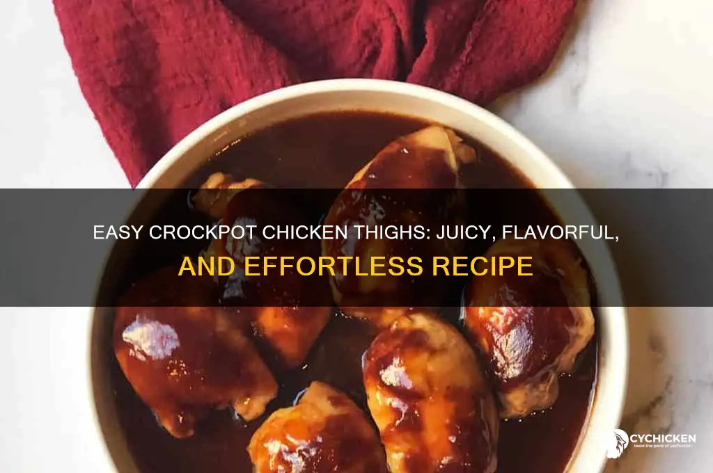 how to cook chicken thighs in a crockpot