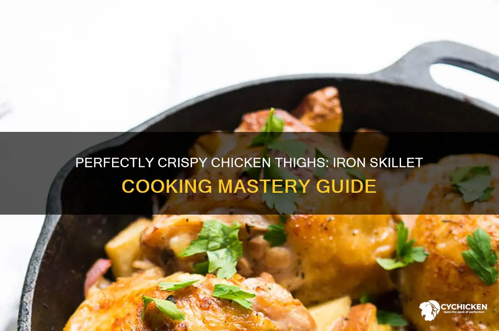 how to cook chicken thighs in an iron skillet