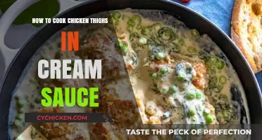 Creamy Chicken Thighs: Easy Recipe for Rich, Flavorful Sauce