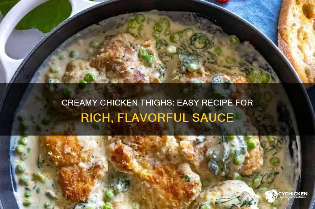 how to cook chicken thighs in cream sauce