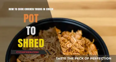 Easy Crock Pot Shredded Chicken Thighs: Juicy, Tender, and Flavorful