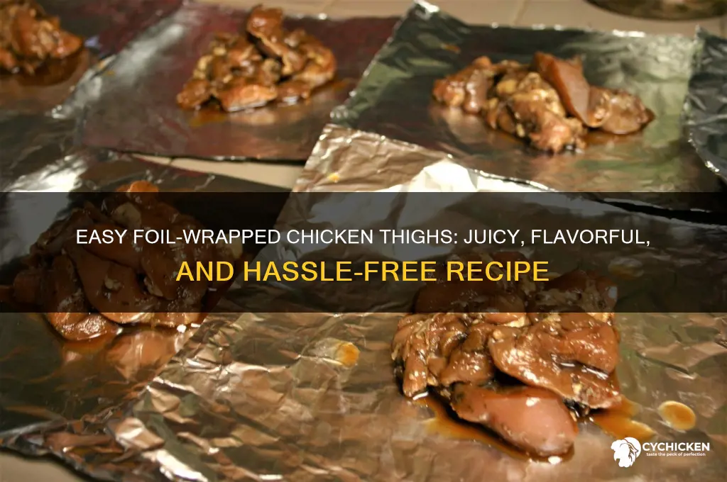 how to cook chicken thighs in foil