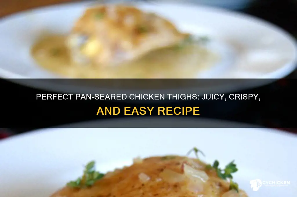 how to cook chicken thighs in pan