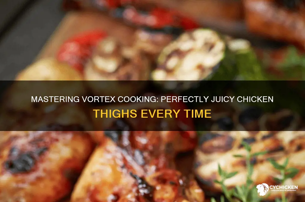 how to cook chicken thighs in the vortex