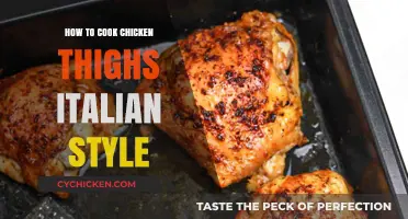 Mastering Italian-Style Chicken Thighs: A Flavorful Cooking Guide