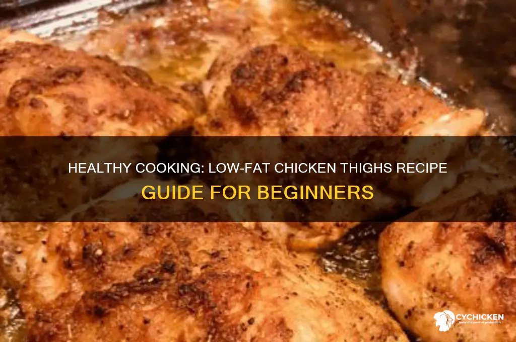 how to cook chicken thighs low fat