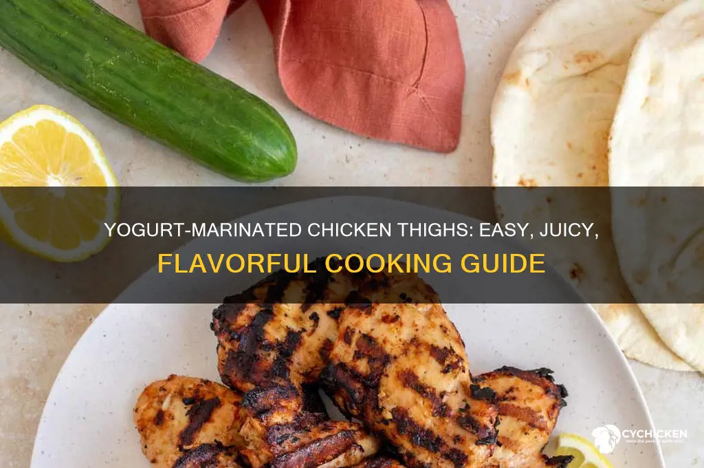 how to cook chicken thighs marinated in yogurt