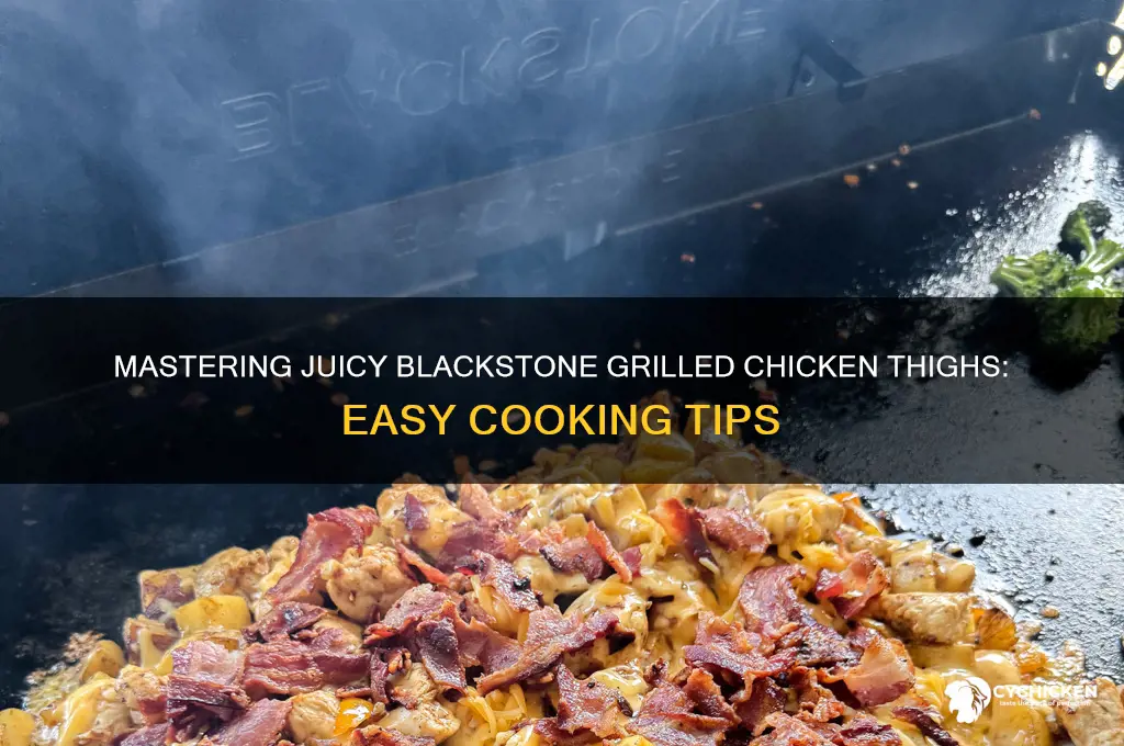 how to cook chicken thighs on blackstone