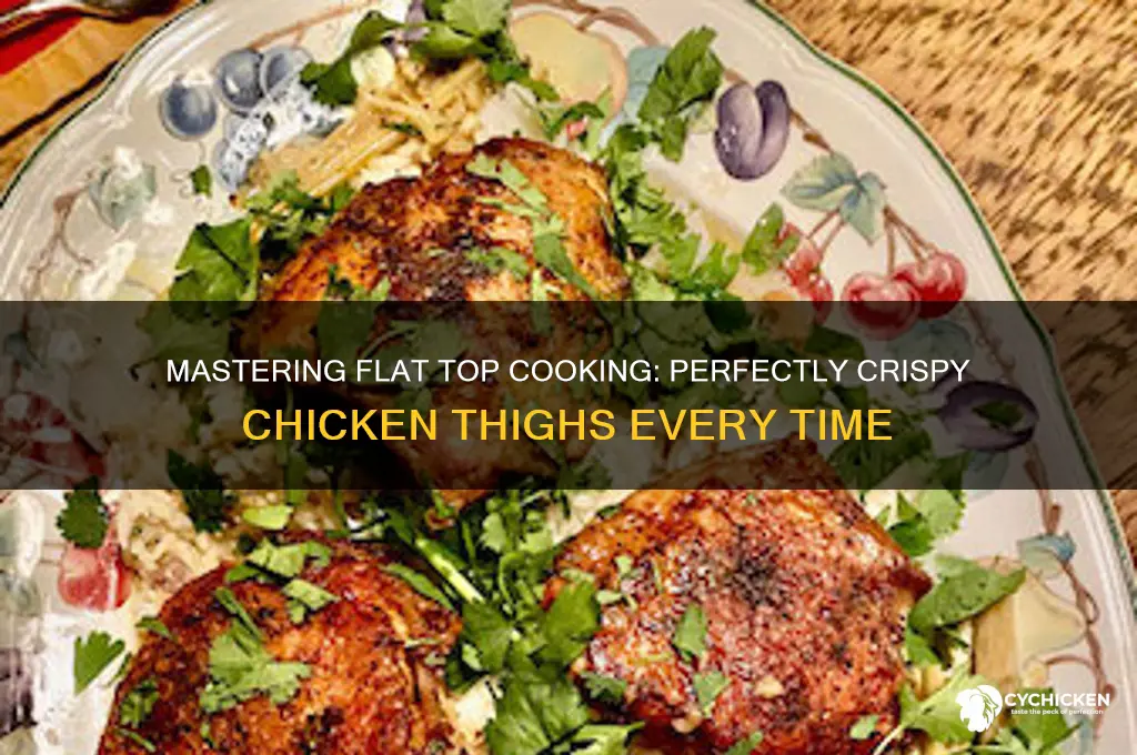 how to cook chicken thighs on flat top