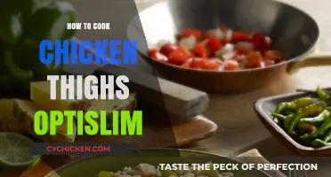Perfectly Cooked Optislim Chicken Thighs: Easy, Healthy Recipe Guide
