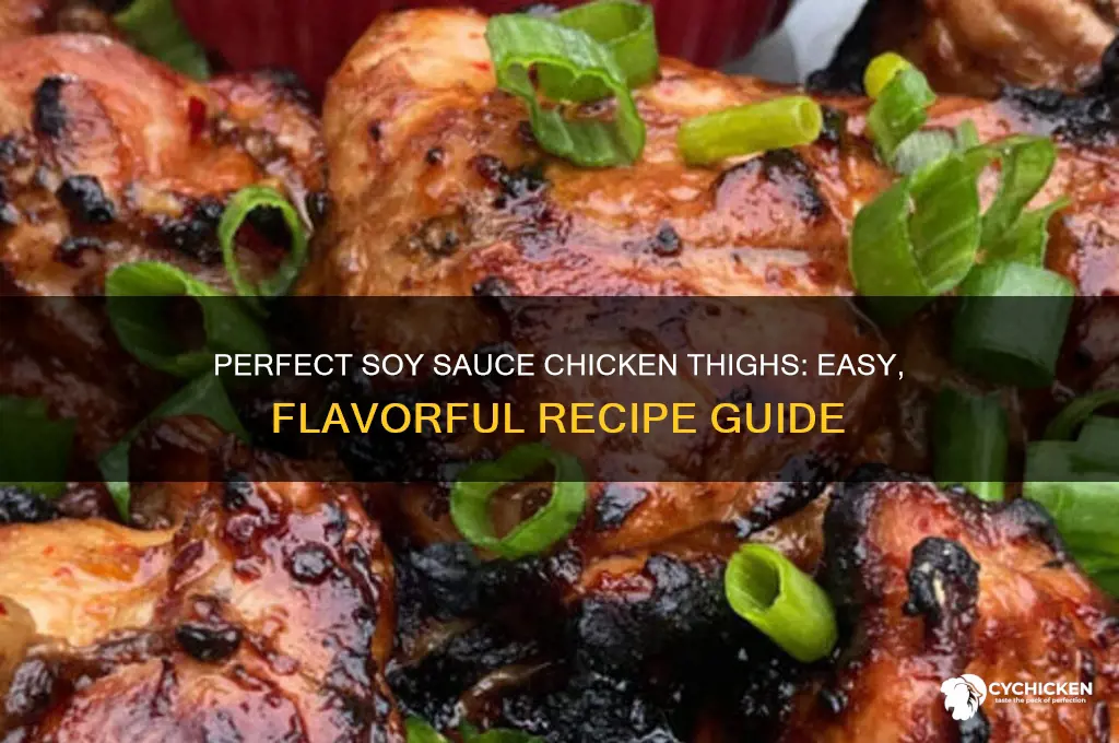 how to cook chicken thighs soy sauce