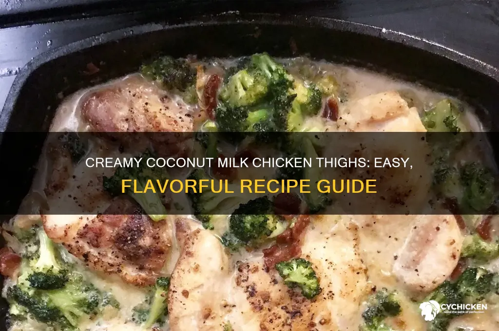 how to cook chicken thighs with coconut milk