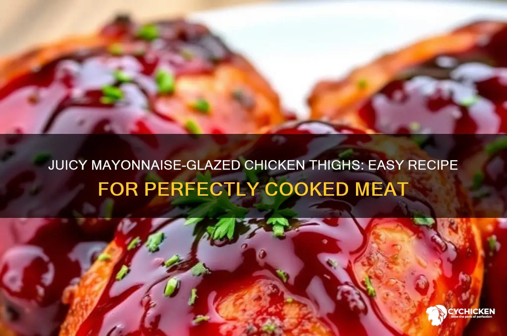 how to cook chicken thighs with mayonnaise