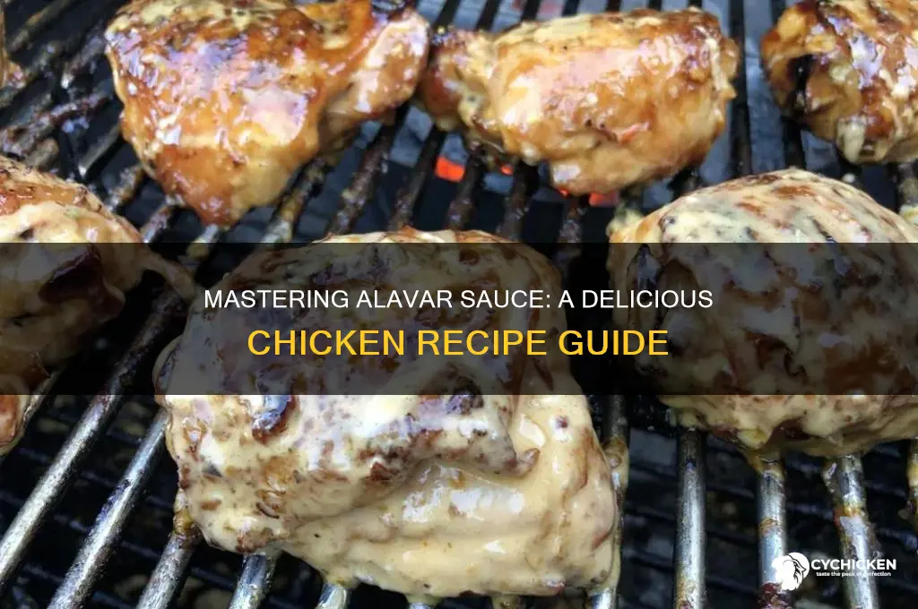 how to cook chicken with alavar sauce