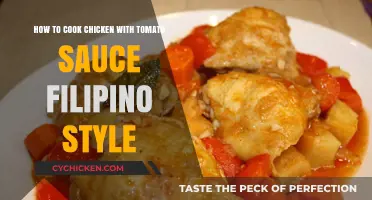 Filipino-Style Chicken in Tomato Sauce: Easy & Flavorful Recipe