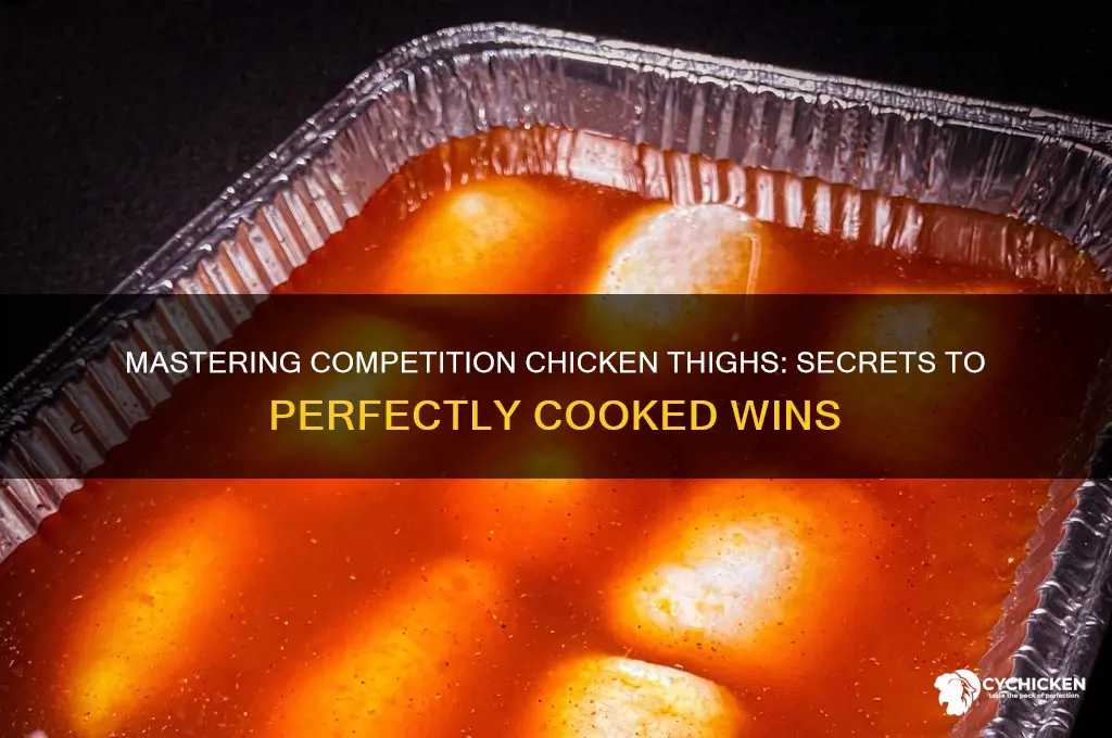 how to cook competition chicken thighs