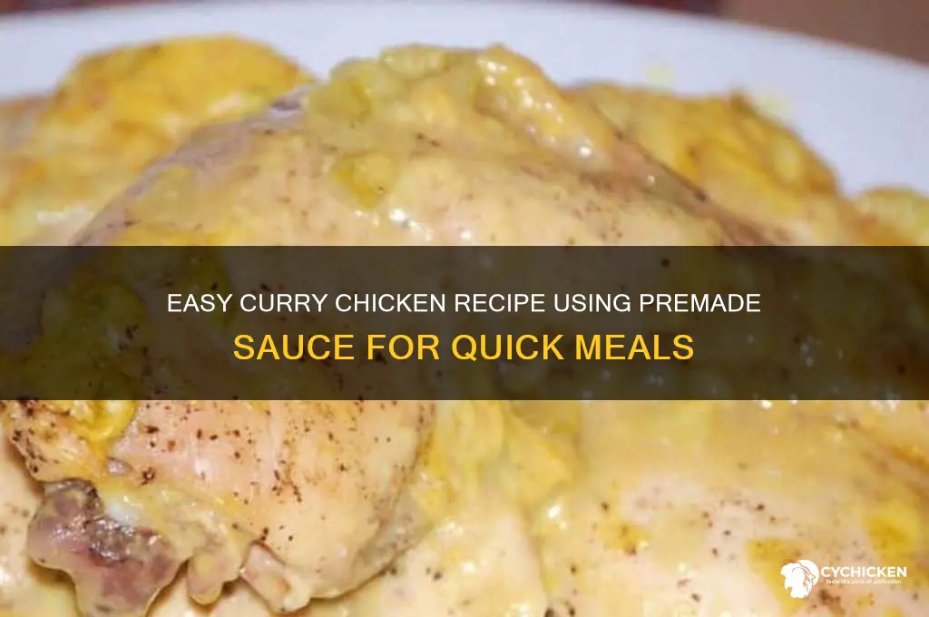 how to cook curry chicken with premade sauce