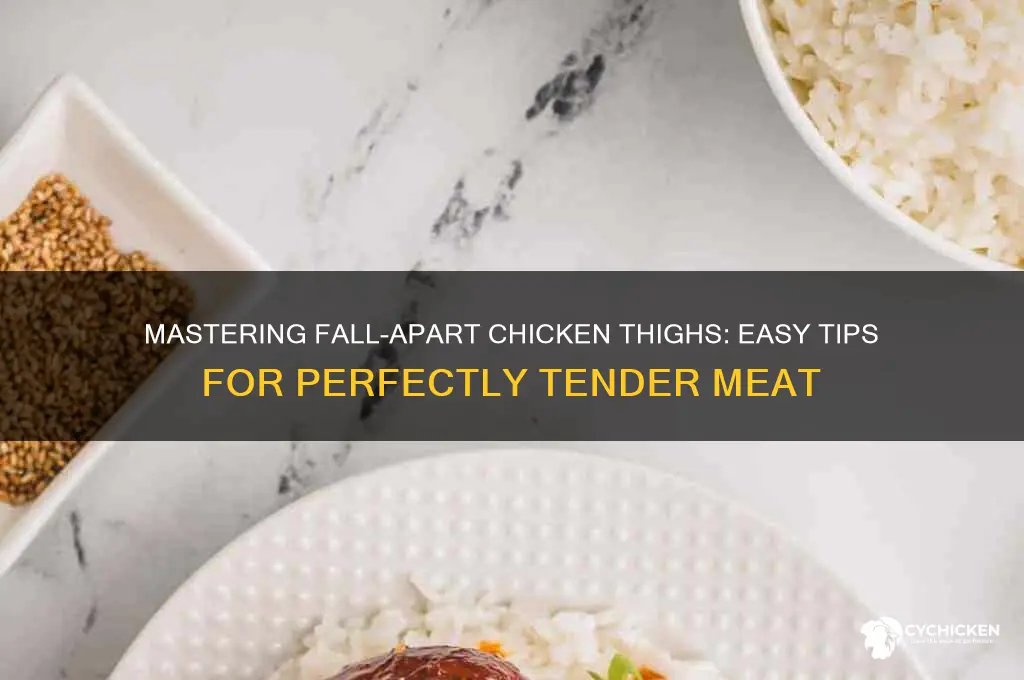 how to cook fall apart chicken thighs