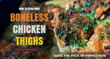 Crispy Fried Boneless Chicken Thighs: Easy Recipe for Juicy Perfection