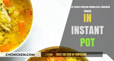 Instant Pot Magic: Cooking Frozen Boneless Chicken Thighs Perfectly