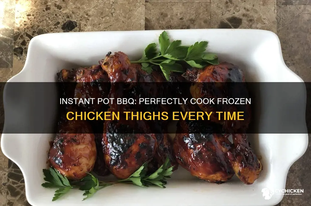 how to cook frozen chicken thighs in instant pot barbeque
