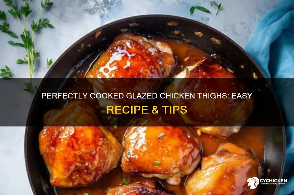 how to cook glazed chicken thighs