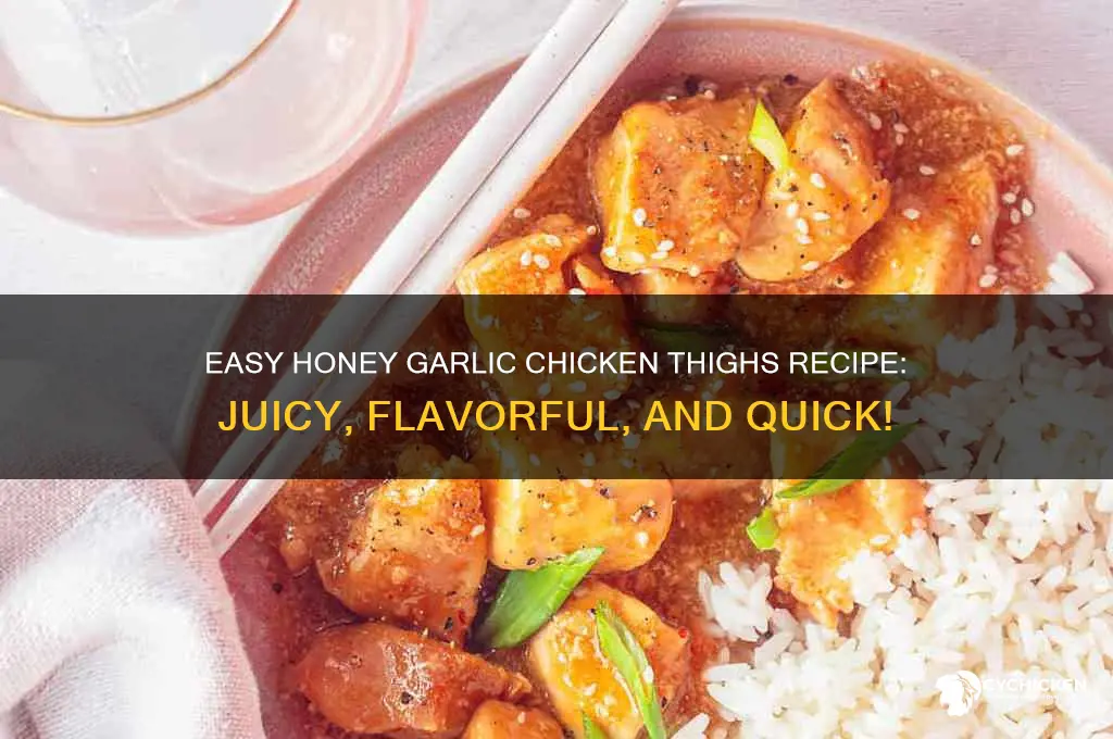 how to cook honey garlic chicken thighs