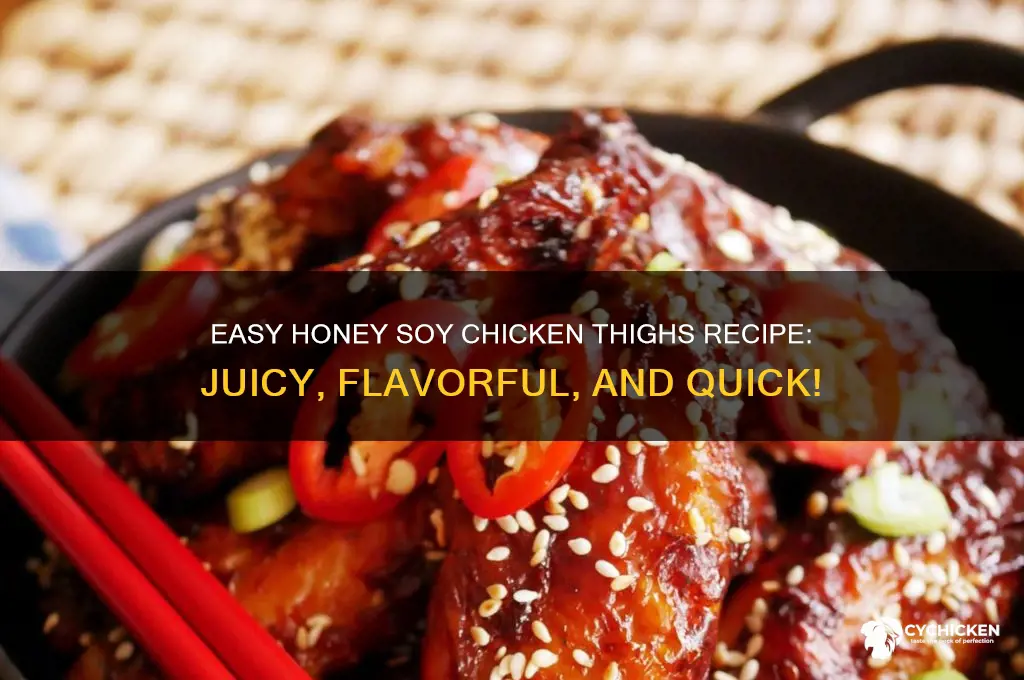 how to cook honey soy chicken thighs