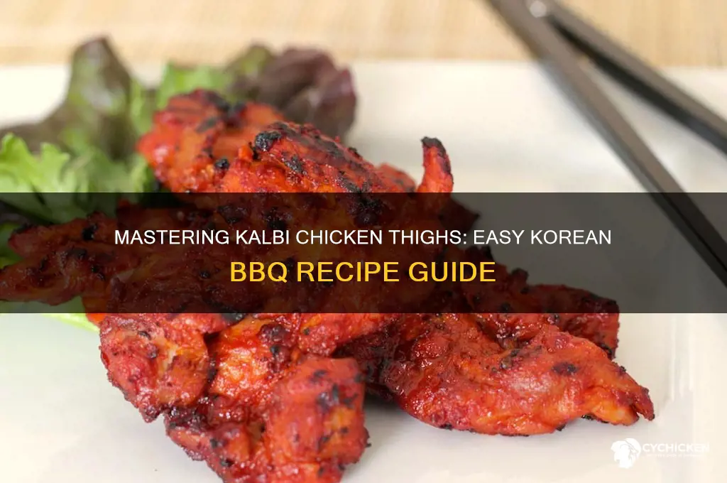 how to cook kalbi chicken thighs