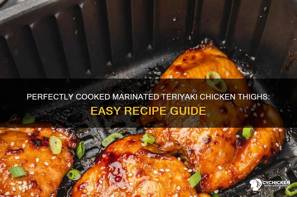 how to cook marinated teriyaki chicken thighs