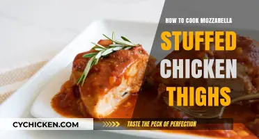 Juicy Mozzarella Stuffed Chicken Thighs: Easy Recipe for Cheesy Perfection