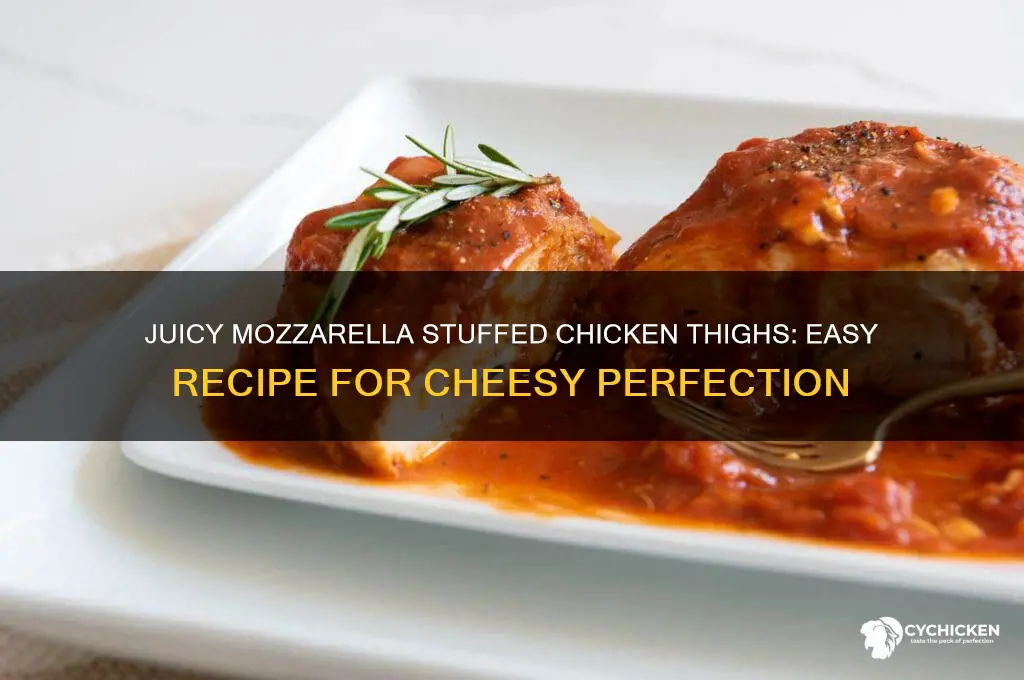 how to cook mozzarella stuffed chicken thighs